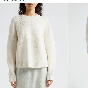 Vince Textured Fair Isle Wool Sweater